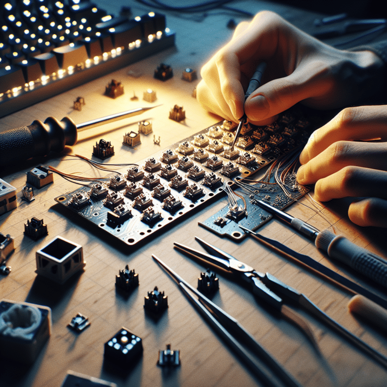 Getting Crafty with Mechanical Keyboard Hand Wiring