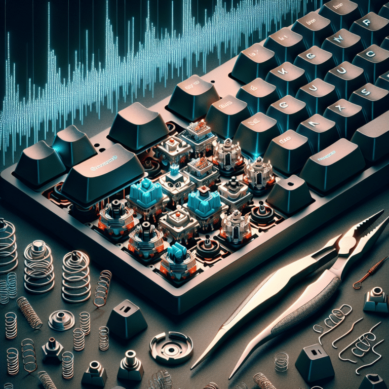 Modding Mechanical Keyboard Switch Springs for Better Sound