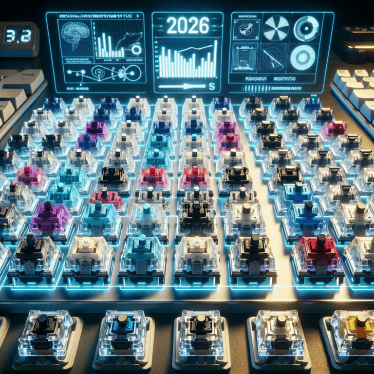 Mechanical Keyboard Switch Brands: A Comparative Study for 2026