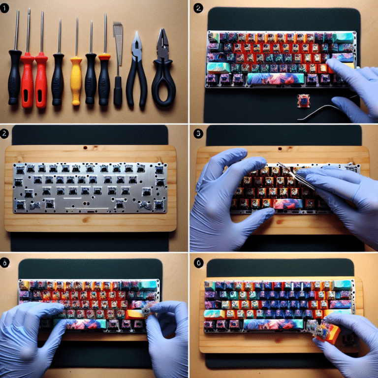 Learning DIY Artisan Keycaps Installation