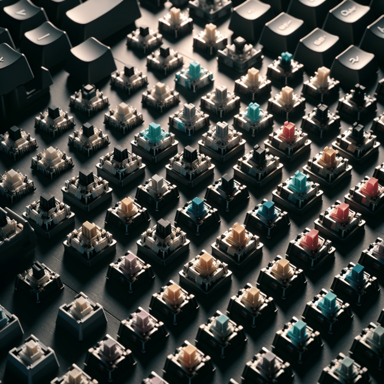 Sound Test of Different Switch Types for Mechanical keyboards
