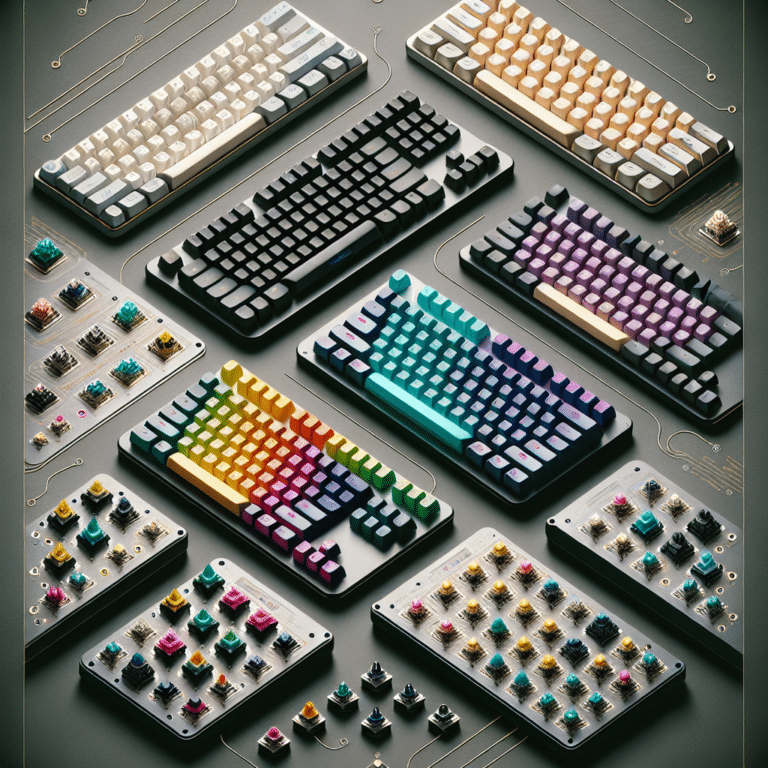 Sound Test of Different Switch Types for Mechanical keyboards